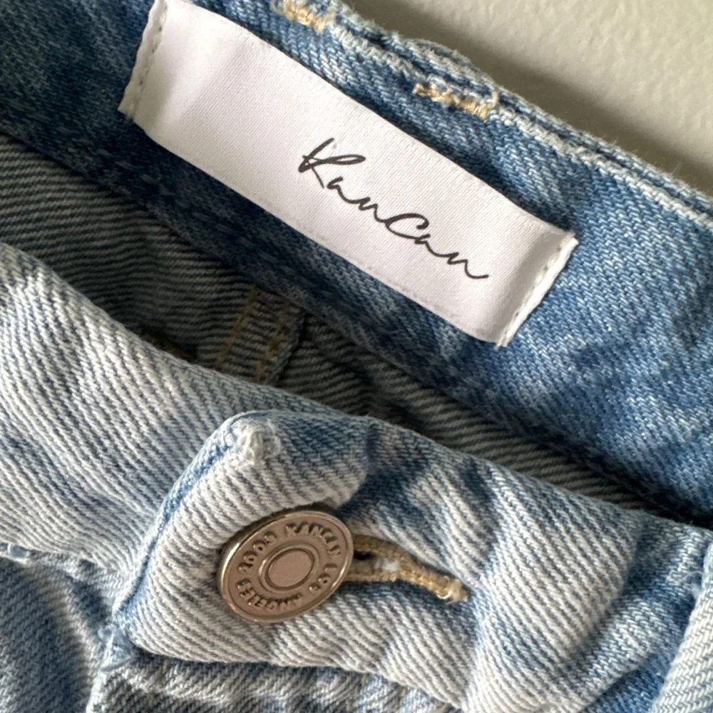 Kancan distressed button fly denim shorts style ESTILO - Picture 3 of 7